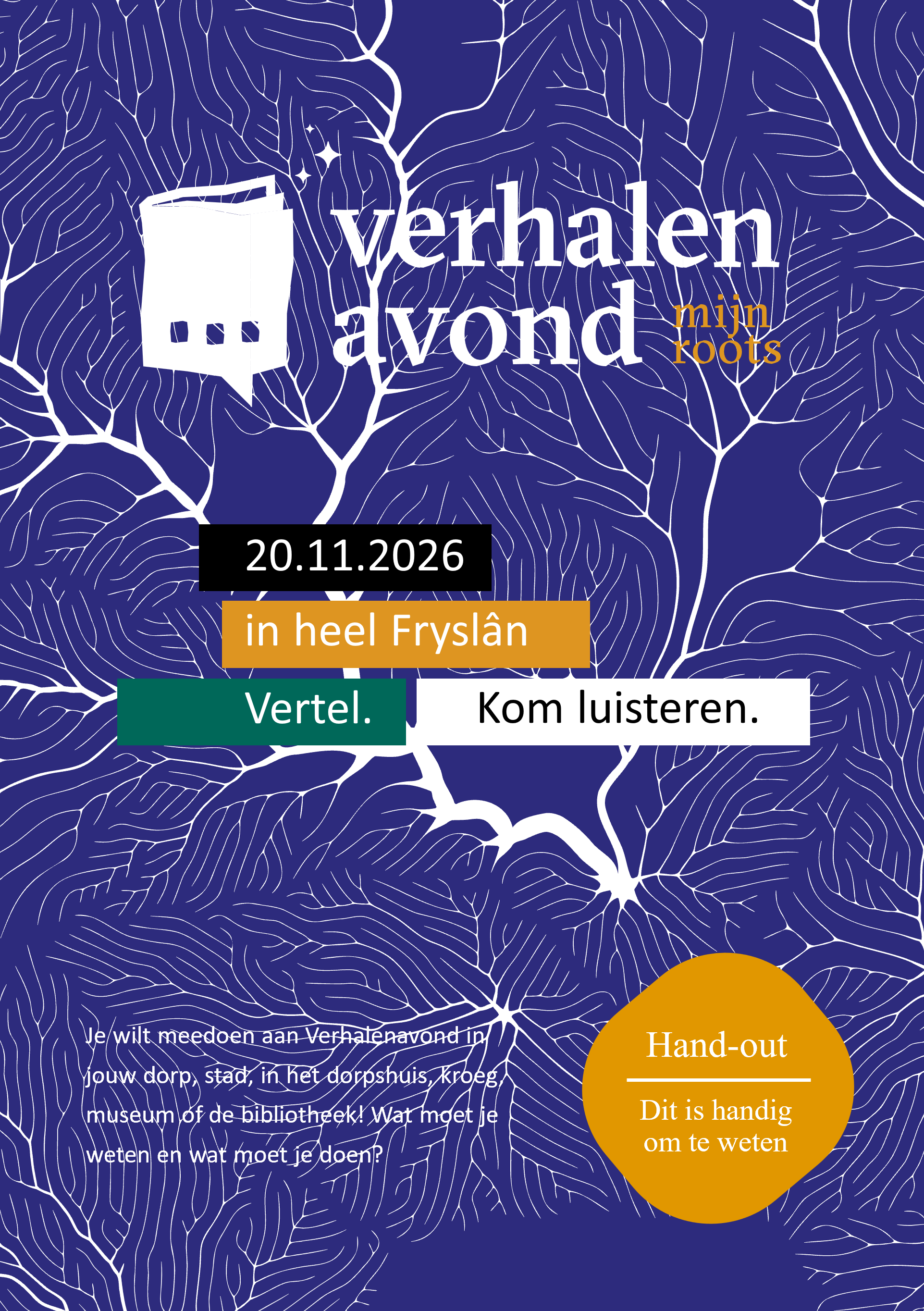 Verhalenavond 20 november 2026 in onze kerk?